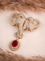 Elephant  statement Brooch