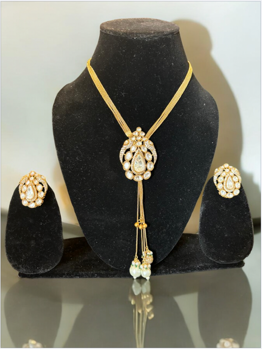 Elegant Traditional Jewelry Set with Adjustable Chain – Perfect Fit for Every Occasion