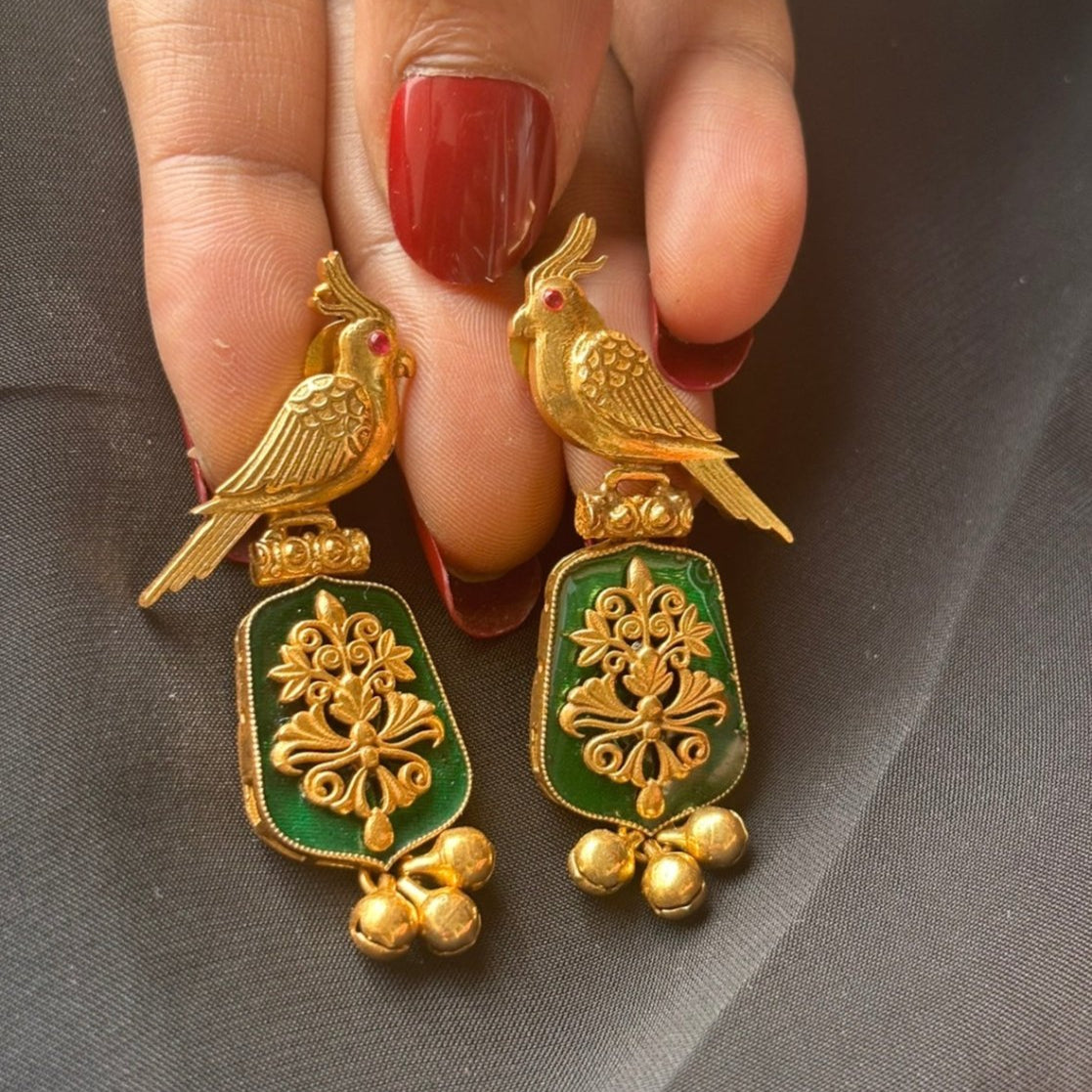 Aaliya Handcrafted Earrings - MR Jewels