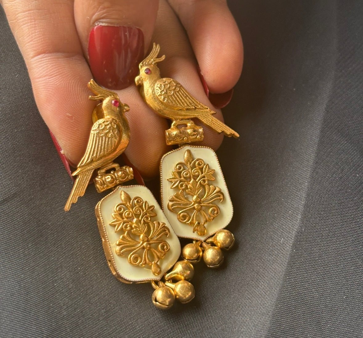 Aaliya Handcrafted Earrings - MR Jewels