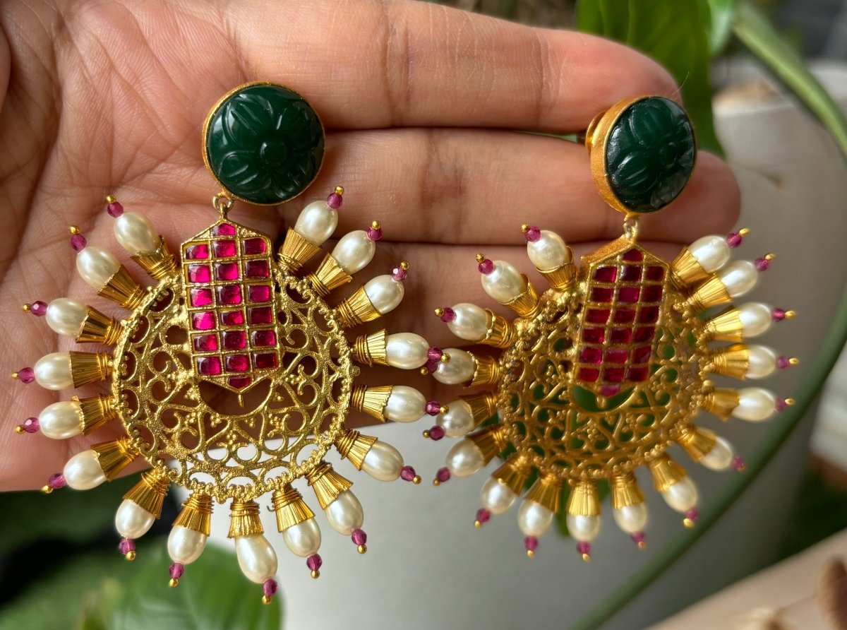 Amrapali Inspired long earrings - MR Jewels