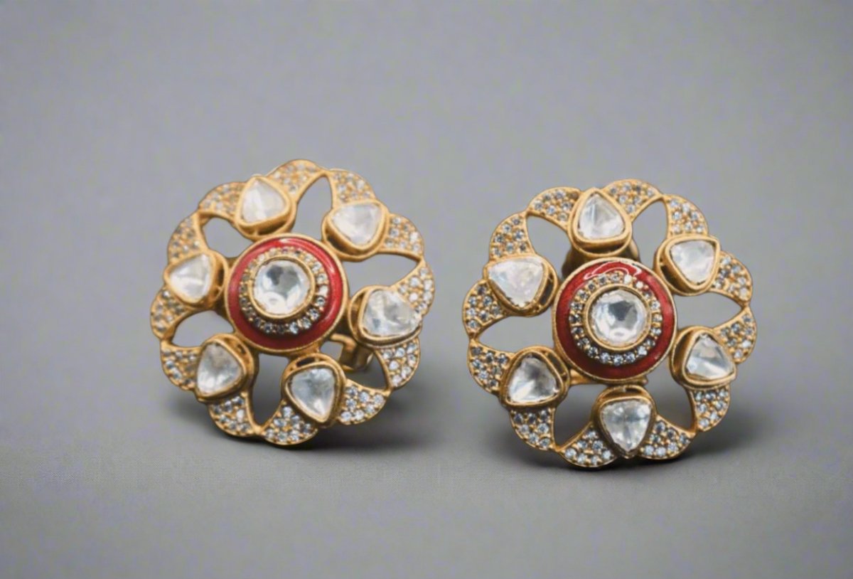 Beautiful Studs - Perfect For any occasion and anti tarnished Gold Plated - MR Jewels