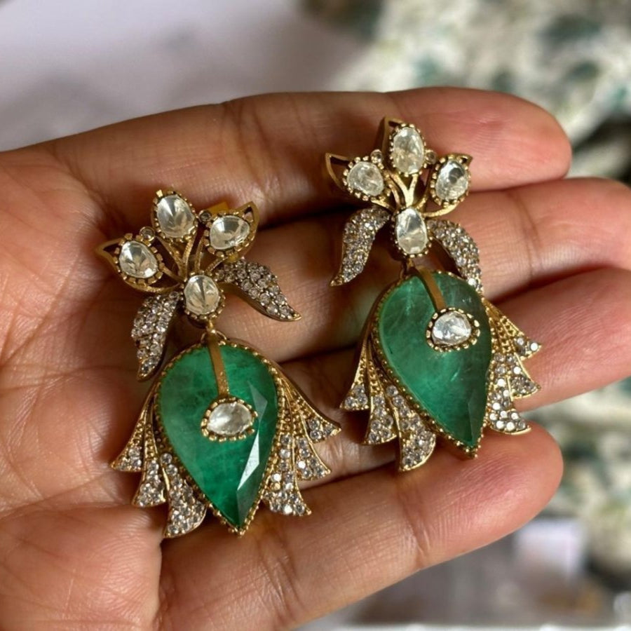 Bold and Beautiful Doublet Stone Earrings - MR Jewels