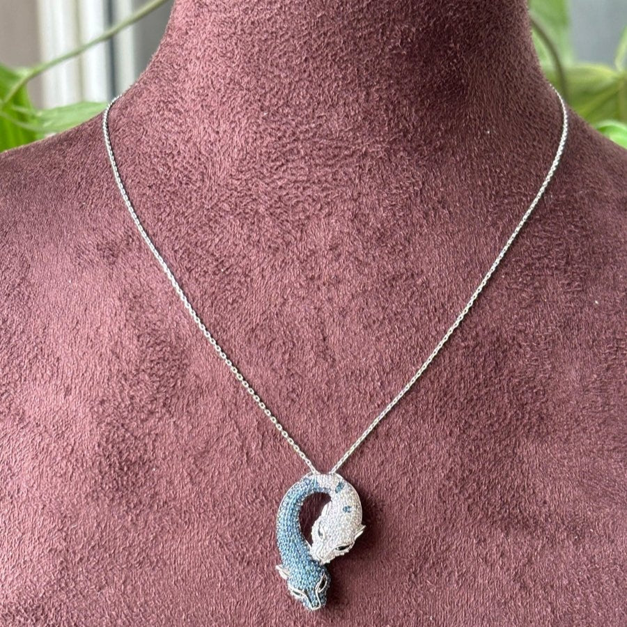 Duo Panther Swarvoski Pendant - MR Jewels