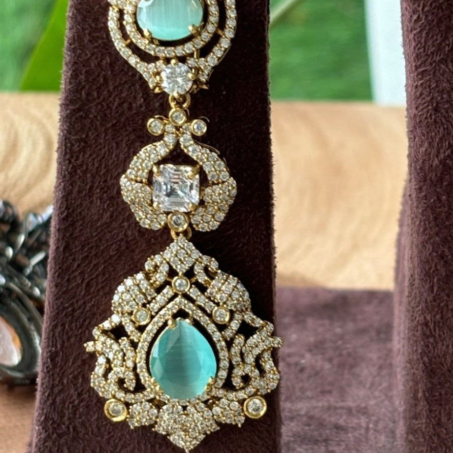 Empress Aqua Necklace Set - MR Jewels