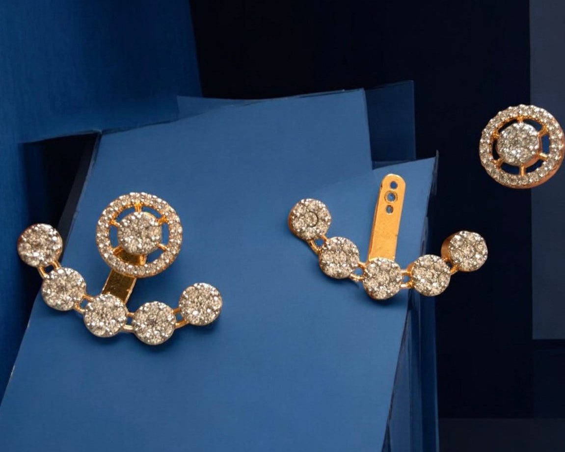 Ethereal Orbit Diamond Earrings - MR Jewels