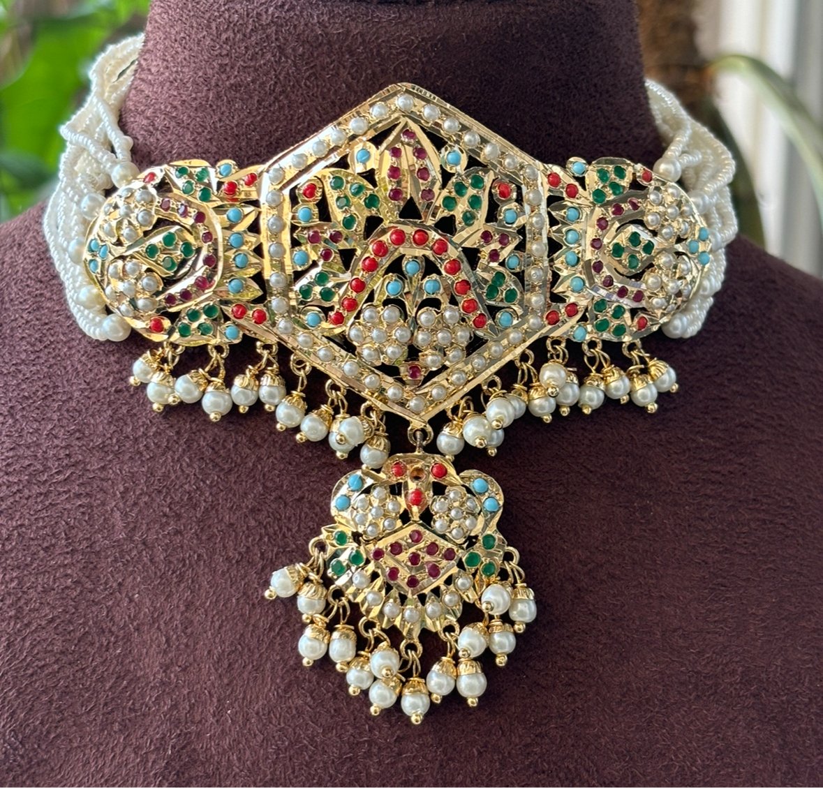 Exclusive jadau kundan Choker - Premium Quality - MR Jewels