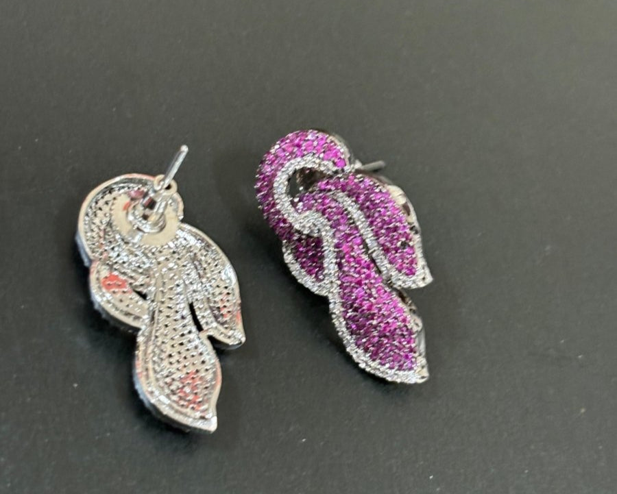 Exquisite Cz American Diamond Earrings - MR Jewels