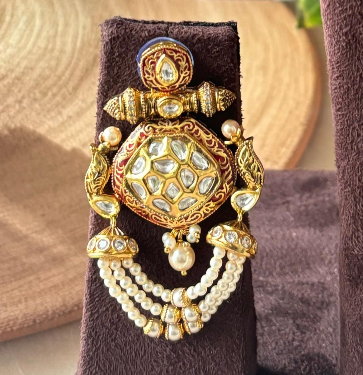 Exquisite Pearl and Gold Jewelry Set – Perfect for Gifting - MR Jewels