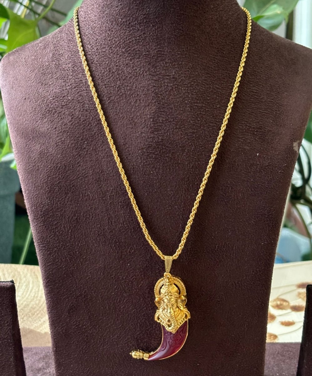 Ganesha Pendant Necklace - MR Jewels