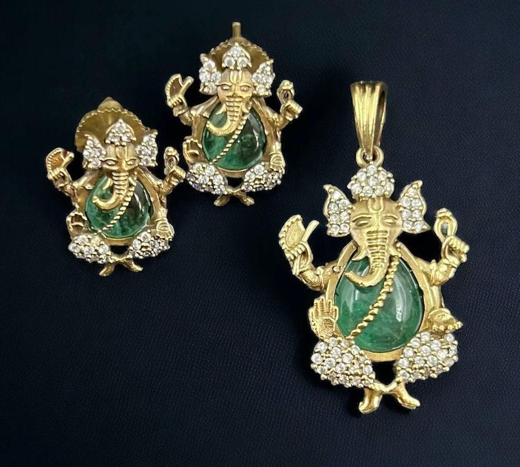 Ganesha Pendant set - MR Jewels