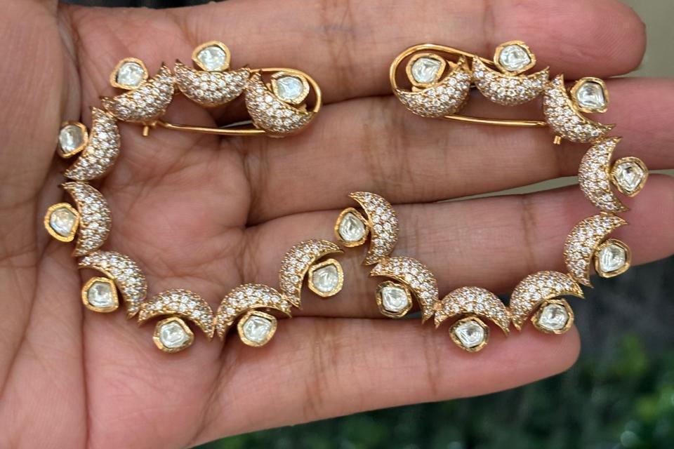 Gold Hoop Bali Earrings - MR Jewels