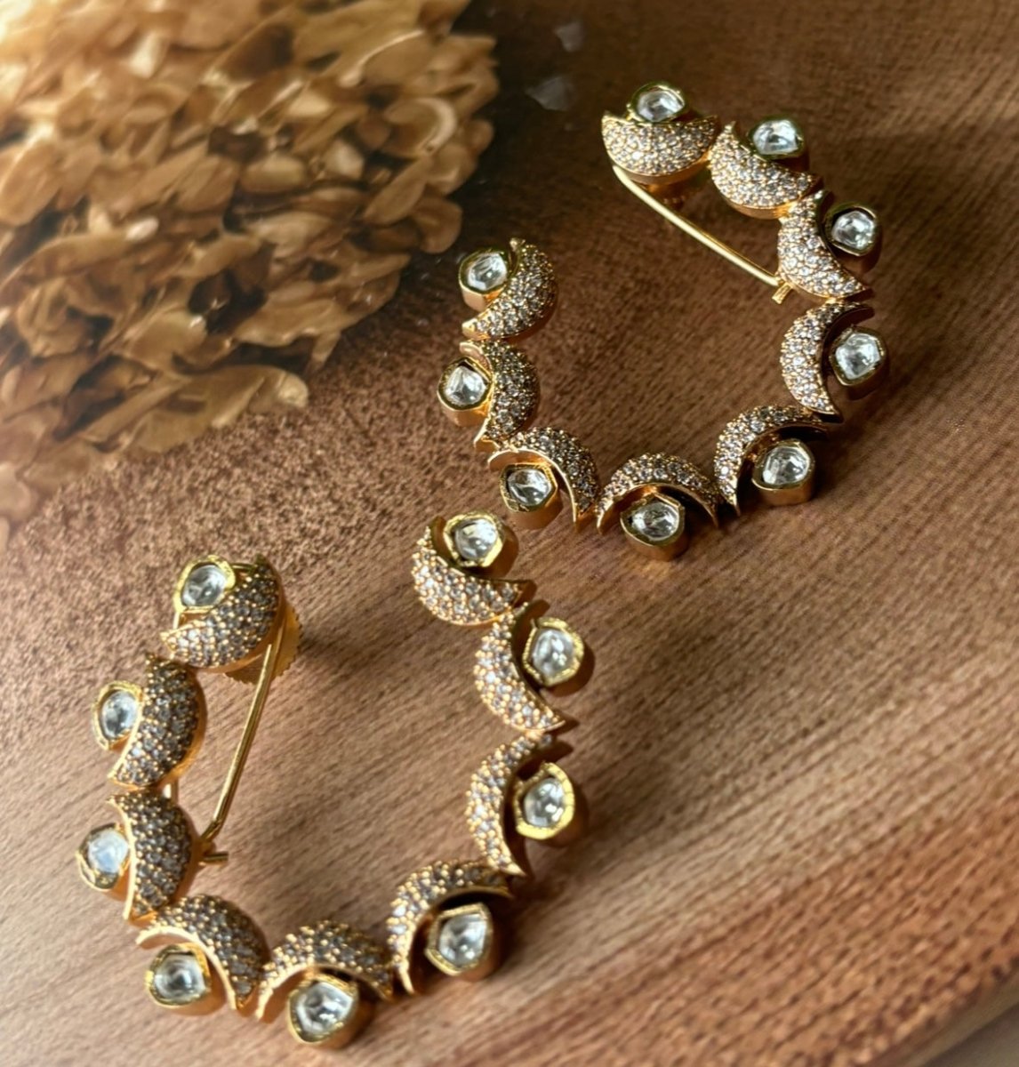 Gold Hoop Bali Earrings - MR Jewels