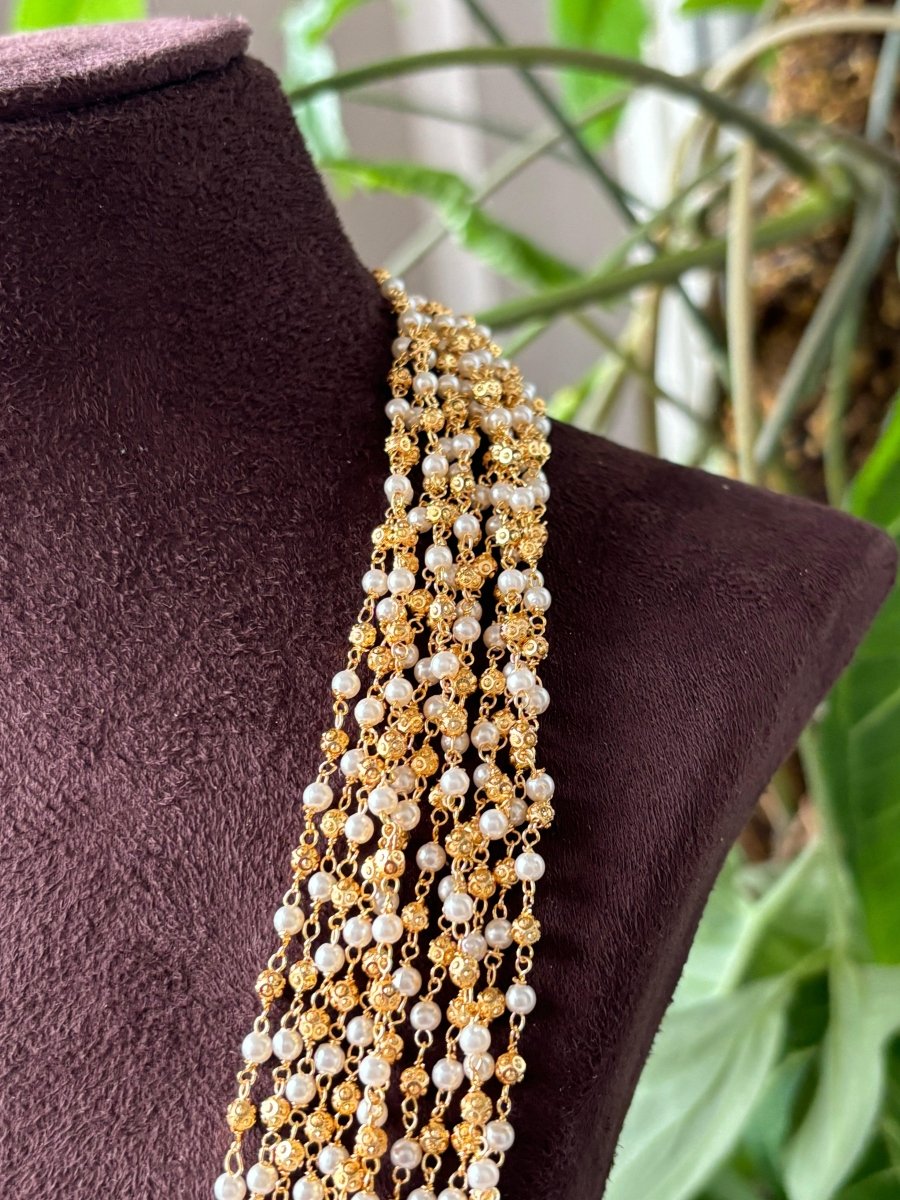 Guchedaar Pearl Mala - MR Jewels