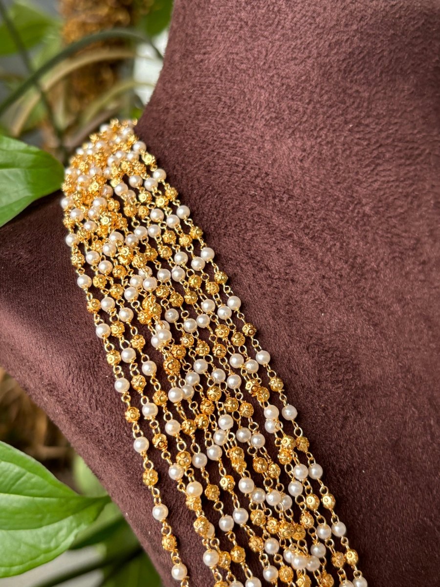 Guchedaar Pearl Mala - MR Jewels