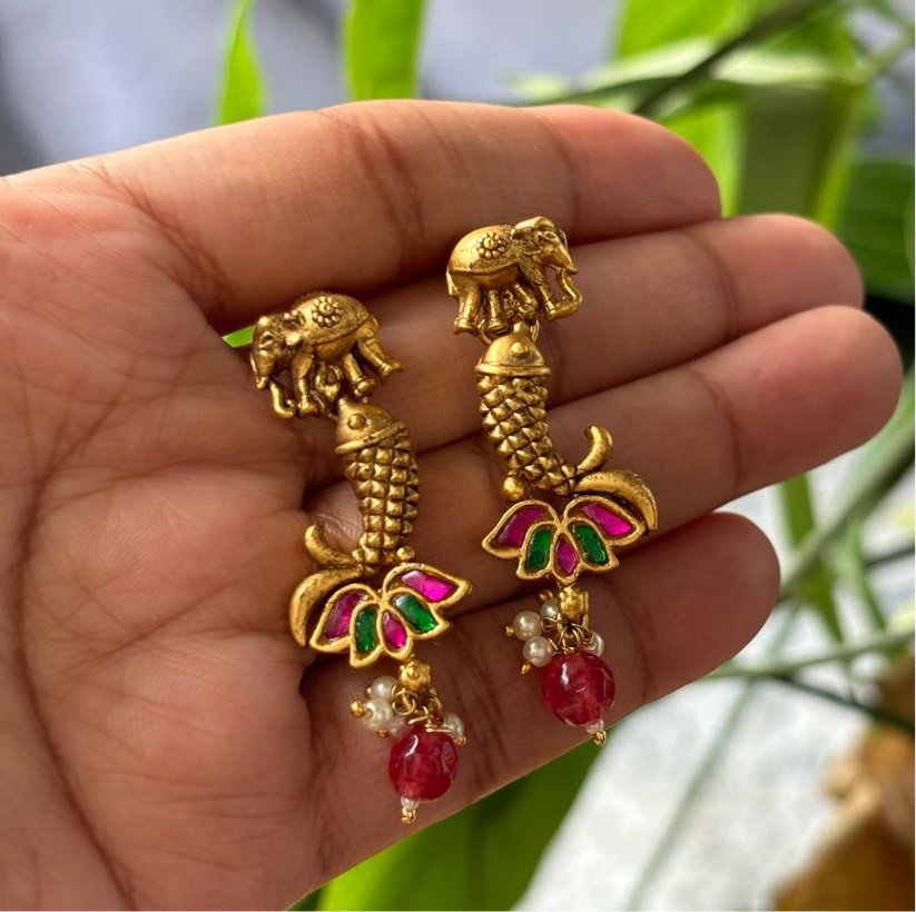 Handcrafted hasli - Navratri Collection - MR Jewels