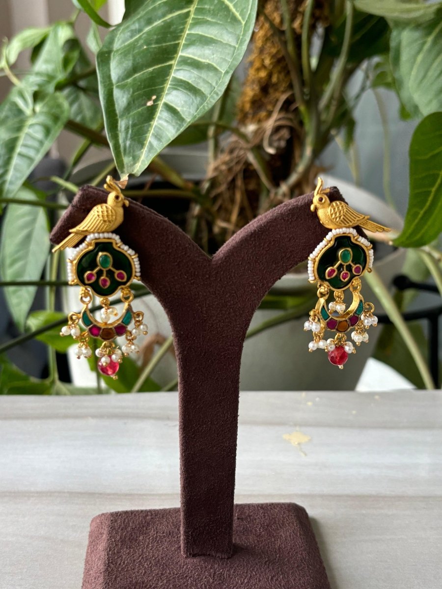 Indo western Bird Designer Set - MR Jewels