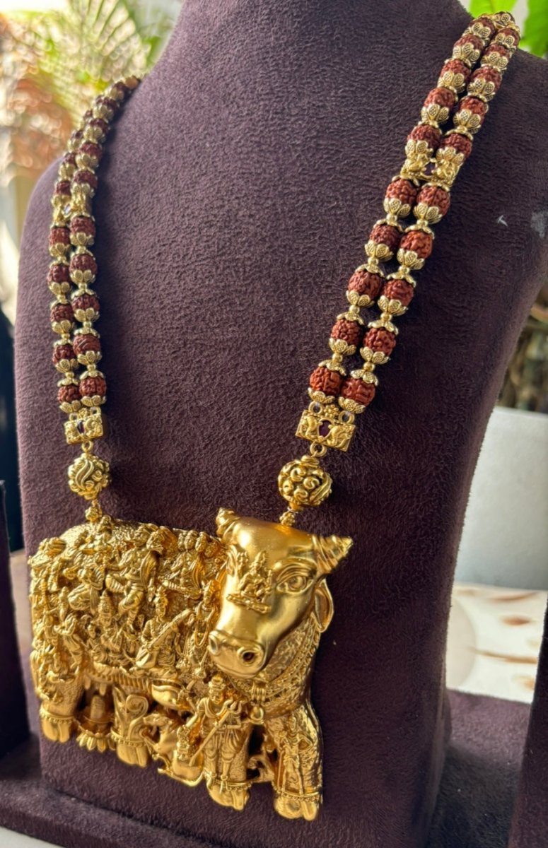 Kamdhenu DivineTemple Jewelry Necklace - MR Jewels