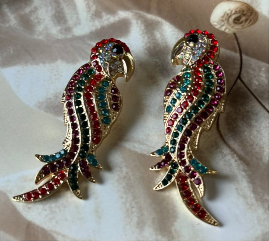 Lovely Parrot Bird Earrings - Premium quality - MR Jewels