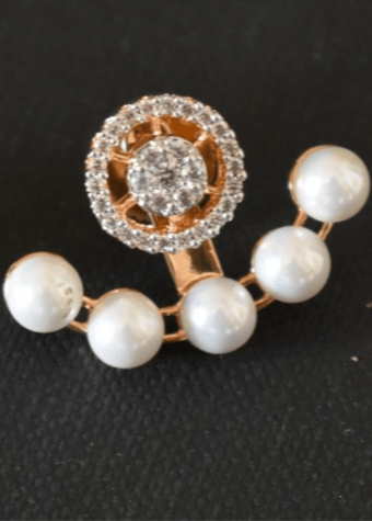 Luxe Pearl Diamond Cascade Earrings - MR Jewels