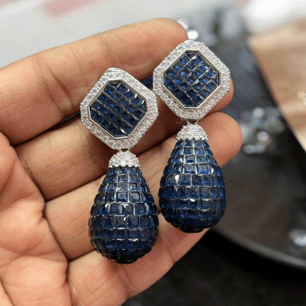 Luxurious Ruby and Gold Plated Earrings – Perfect for Gifting - MR Jewels