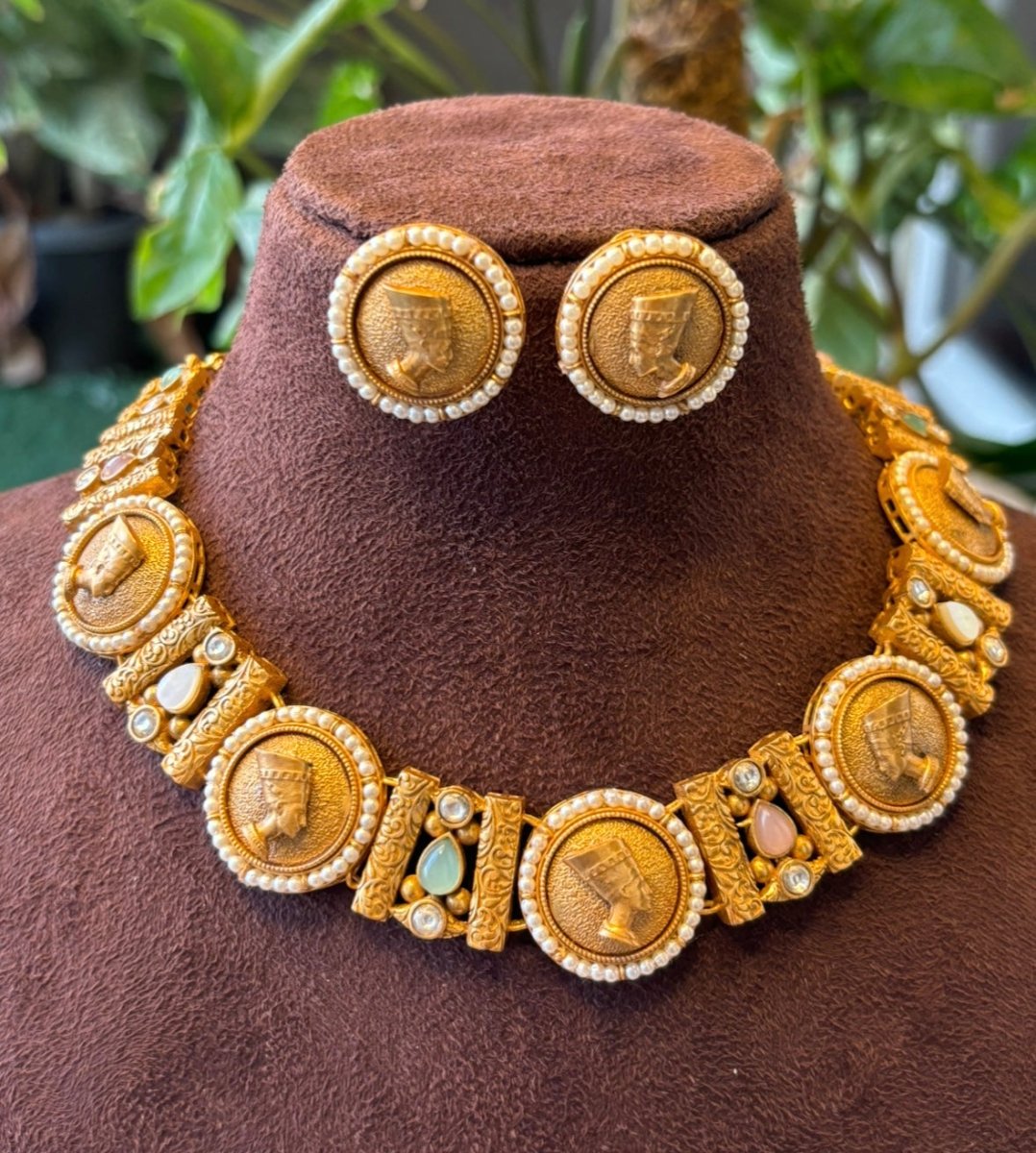 Majestic Empress Coin Necklace Set - MR Jewels