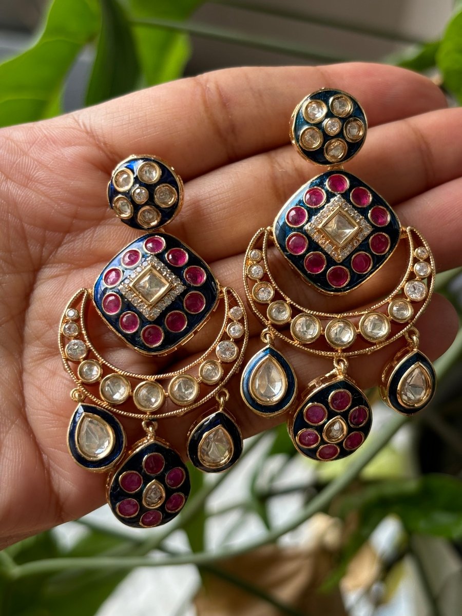 Meenakari Premium Quality Earrings - MR Jewels