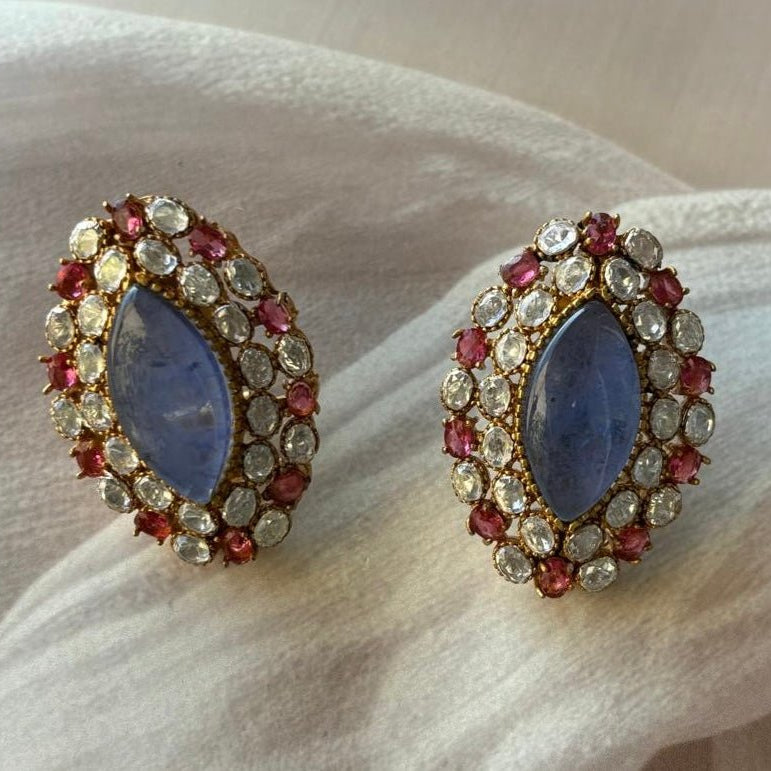 Moissanite Doublet stones stud - MR Jewels