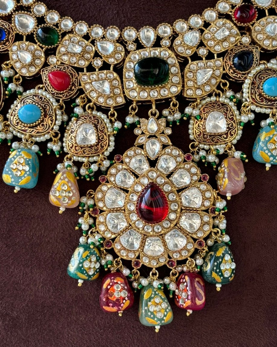 Noor - e - Rang Sabyasachi - Inspired Bridal Gemstone Set - MR Jewels