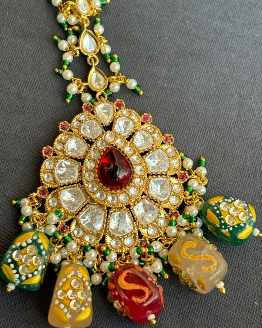 Noor - e - Rang Sabyasachi - Inspired Bridal Gemstone Set - MR Jewels