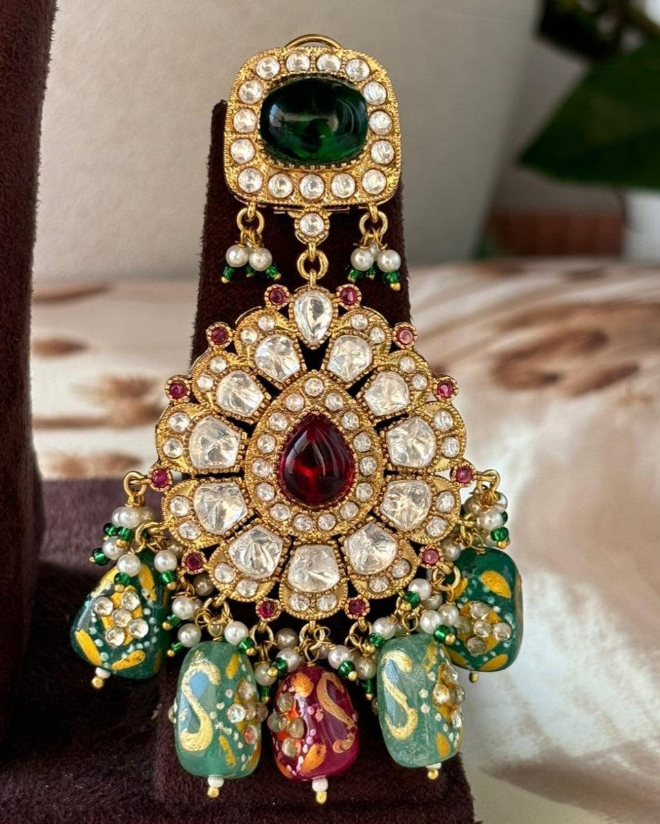 Noor - e - Rang Sabyasachi - Inspired Bridal Gemstone Set - MR Jewels