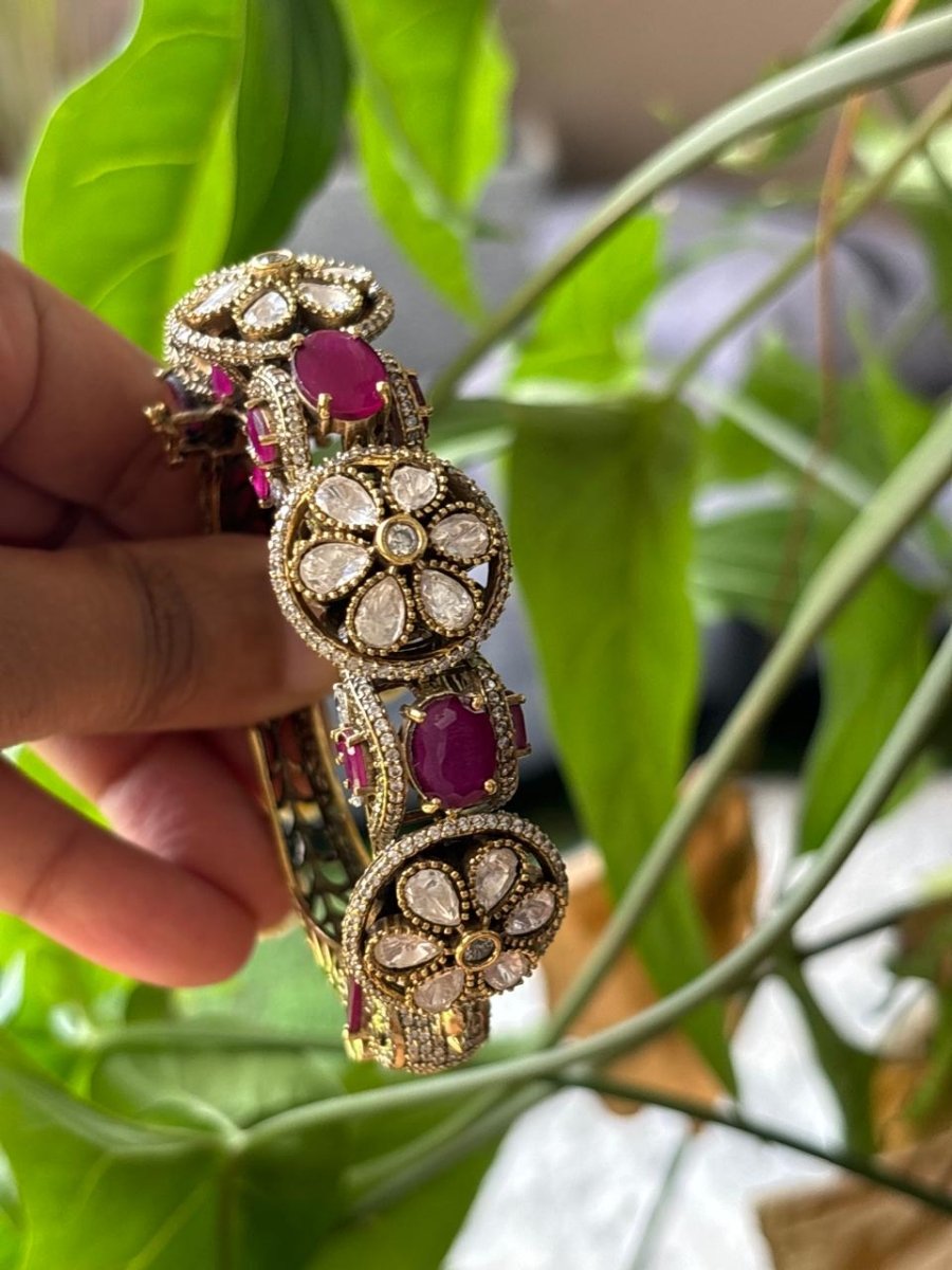 Peacock Ruby Exclusive Kada - MR Jewels