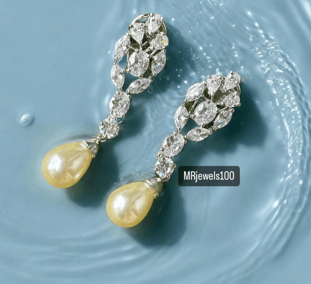 Pearl Drop earrings - MR Jewels