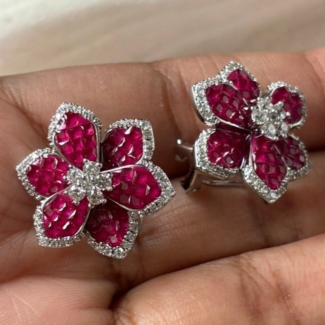 Petal Radiance Designer Earrings - MR Jewels