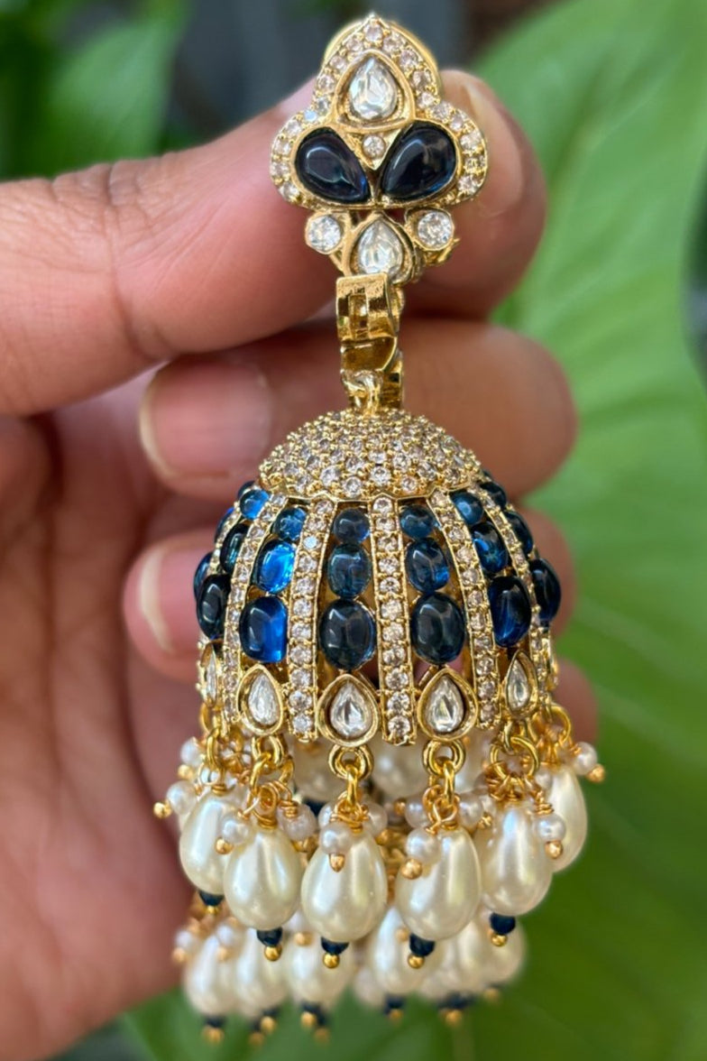Royal Glow Jhumka Earrings - MR Jewels
