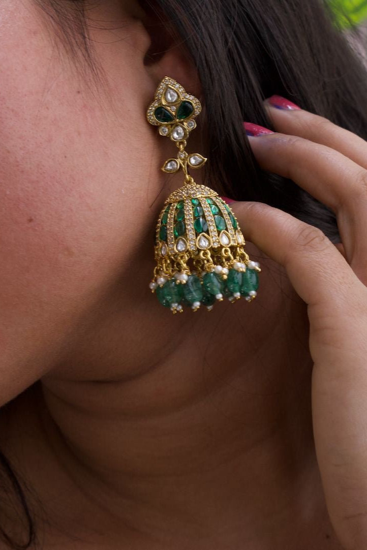 Royal Glow Jhumka Earrings - MR Jewels