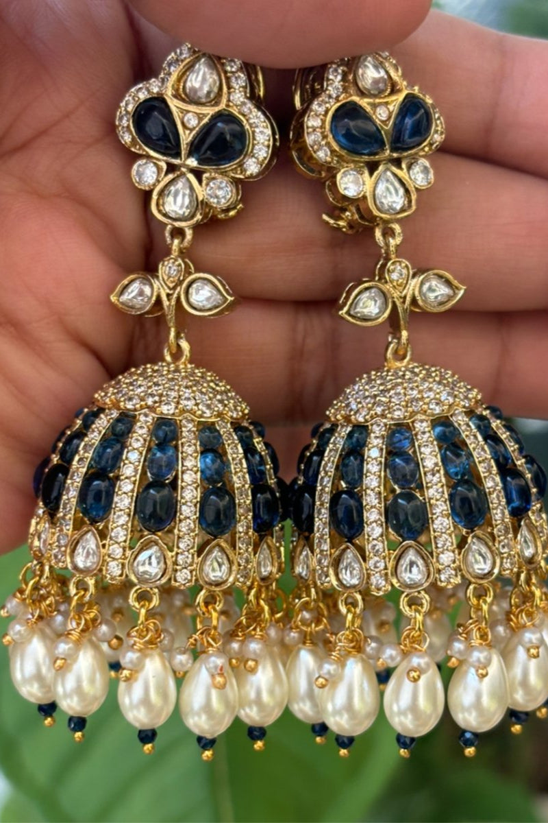 Royal Glow Jhumka Earrings - MR Jewels