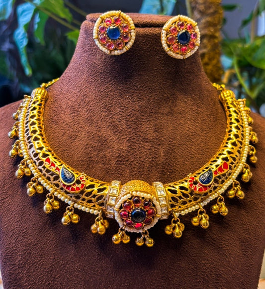 Royal Peacock Hasli Necklace Set - MR Jewels