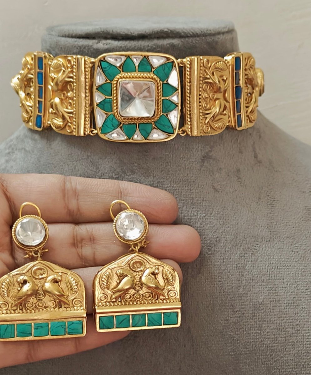 Sabyasachi Inspired Designer choker set - MR Jewels