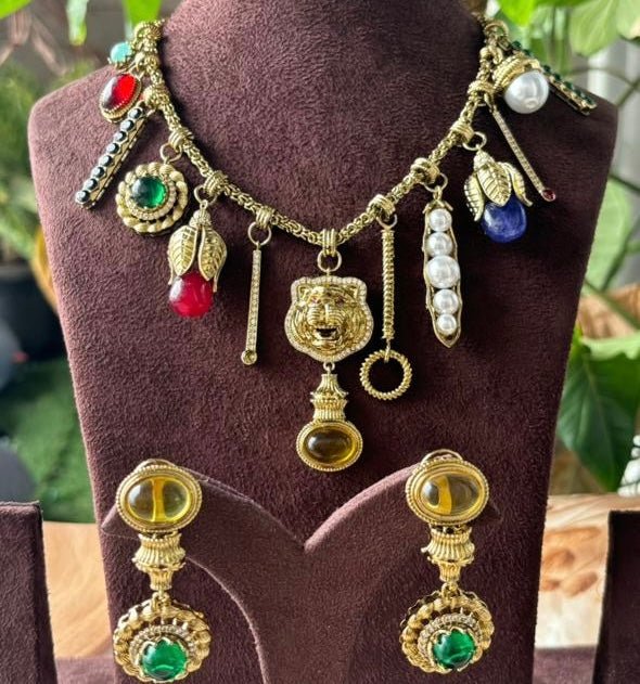 Sabyasachi Inspired necklace with earrings - MR Jewels