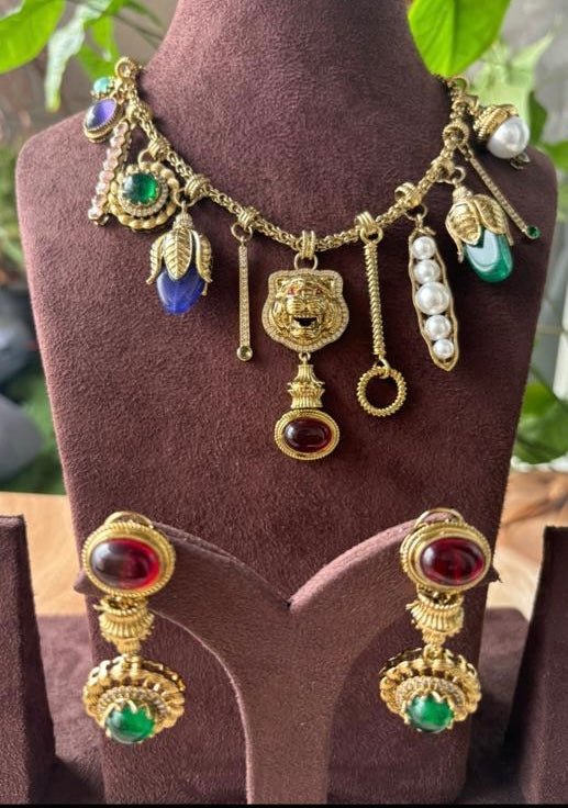 Sabyasachi Inspired necklace with earrings - MR Jewels