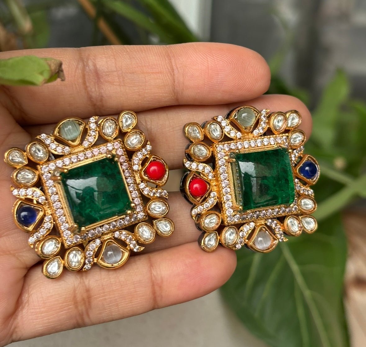 Sabyasachi inspired studs - MR Jewels