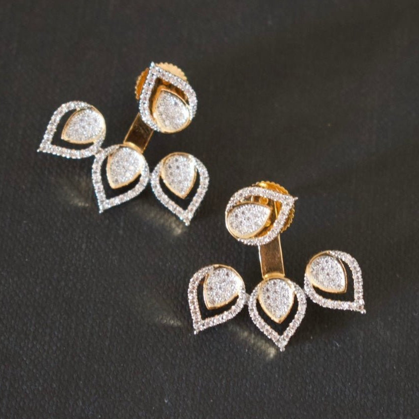 Sparkling Dewdrop Statement Earrings - MR Jewels