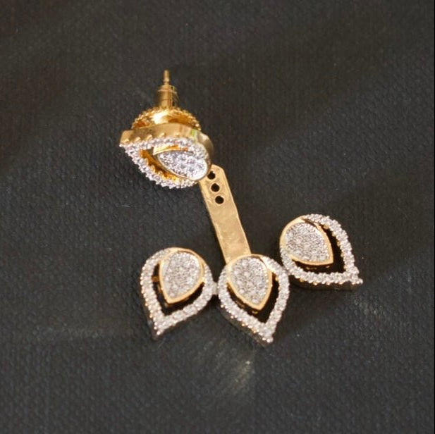 Sparkling Dewdrop Statement Earrings - MR Jewels