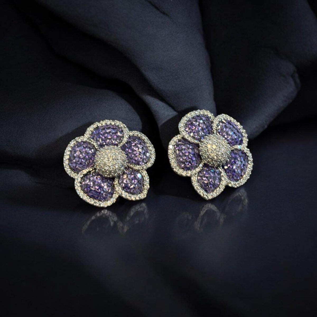 Stunning Blossom Diamond Earrings - MR Jewels