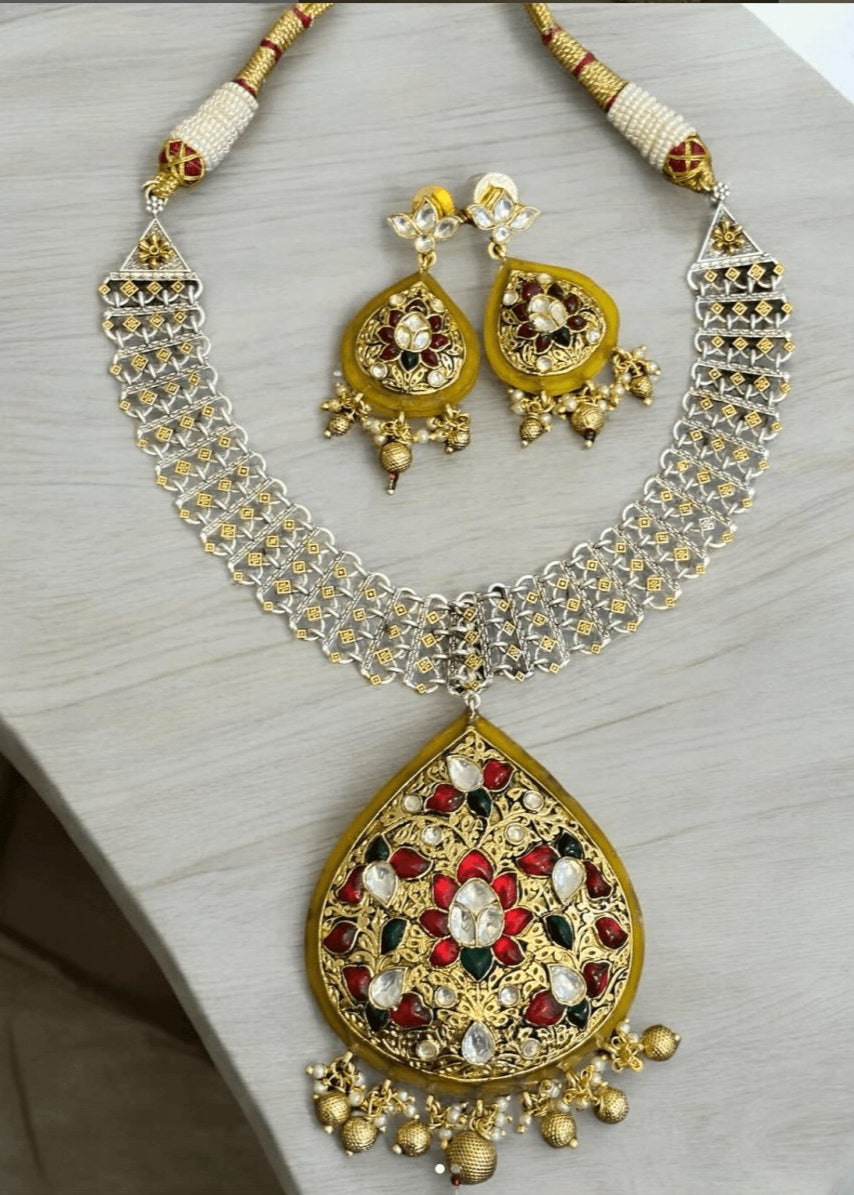 Traditional Jewellery Set - Exquisite Resin Necklace Set - MR Jewels
