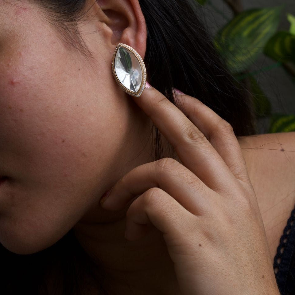 Uncut Polki studs - MR Jewels