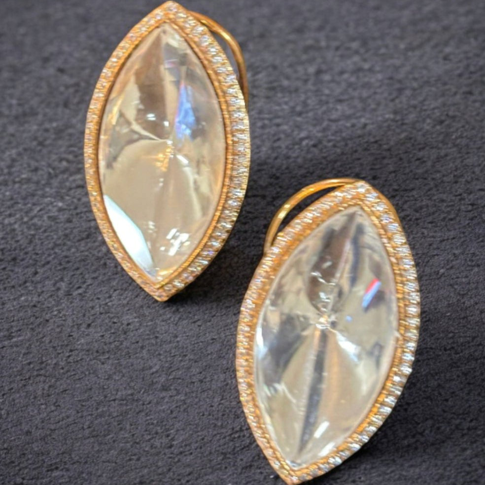 Uncut Polki studs - MR Jewels