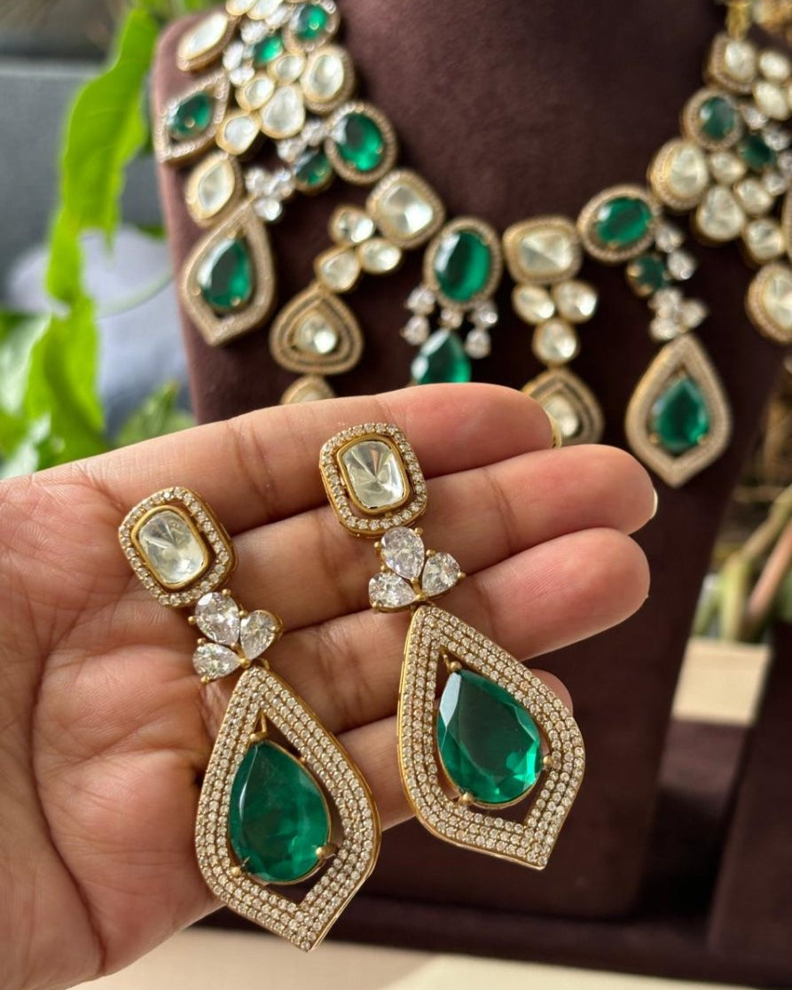 Victorian Green Pokli Set - MR Jewels